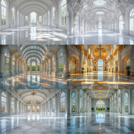 Silver Elegant Gallery Backdrops, Photography Backgrounds, Digital Photo Backdrop for Portrait Photography, Fine Art Photography