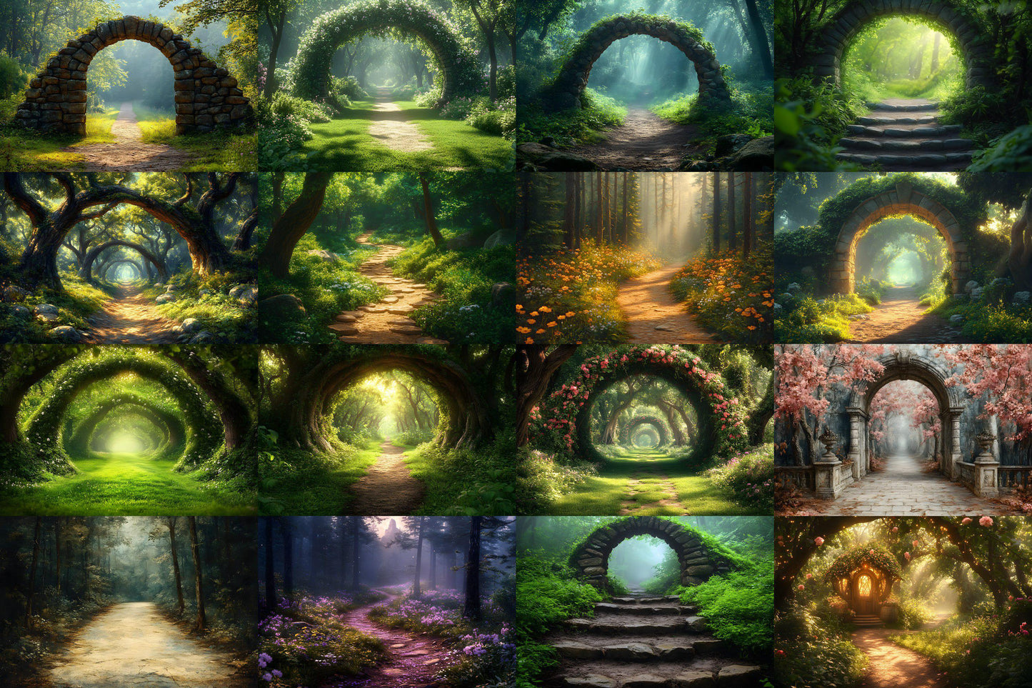 Enchanted Forest Backdrops, Photography ��������� Magical Forest Storytelling Backgrounds, Magic Woodland, Fairytale & Floral Backdrops