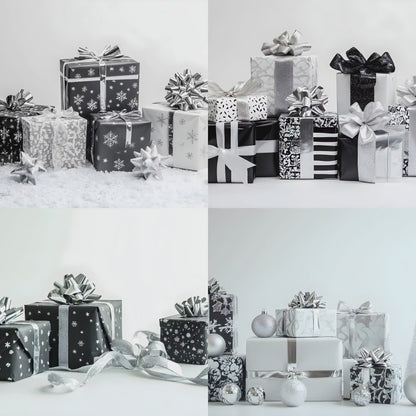 Christmas Backdrops Photography, Holiday Photo Backgrounds, Gift Display Digital Backdrop, Winter Scene, Festive Photography, Christmas Gift Display